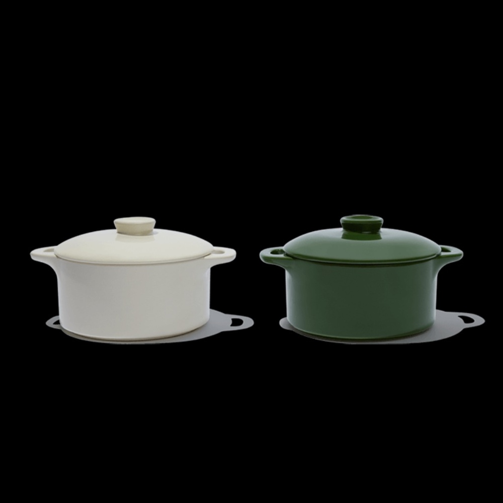 Brocc Your Body Mini Round Ceramic Cocotte Set